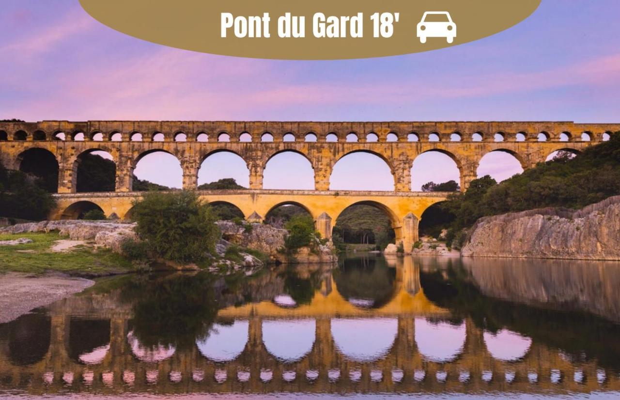 La Casita - Studio Confort Et Design - Emplacement Parfait - Uzes, Pont Du Gard Luaran gambar